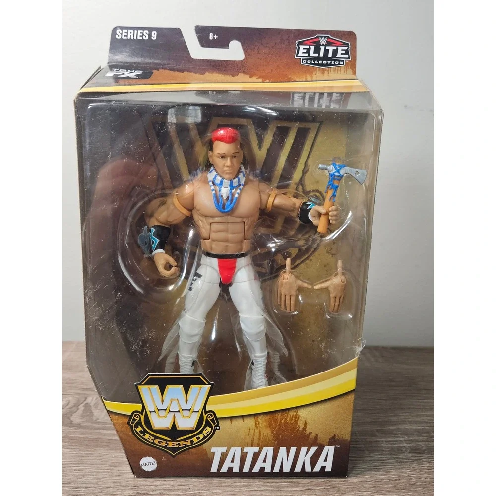 Mattel WWE Elite Collection Legends Series 9 Tatanka Action Figure New
